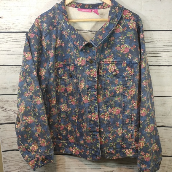 woman within denim jacket